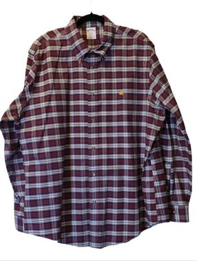 Brooks Brothers 1818 Regent 100% Crisp Supima Cotton Button Down XL EUC
